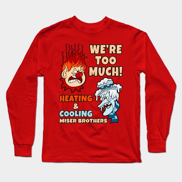 Heating & Cooling Long Sleeve T-Shirt by Balonku